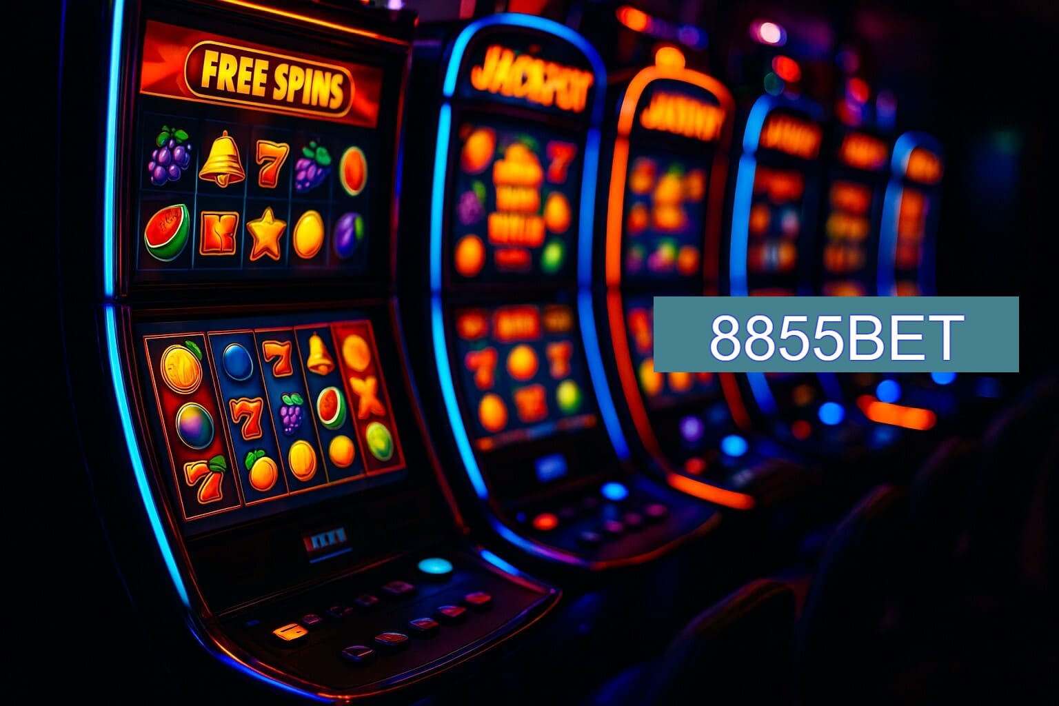 Diversos jogos de caça-níqueis